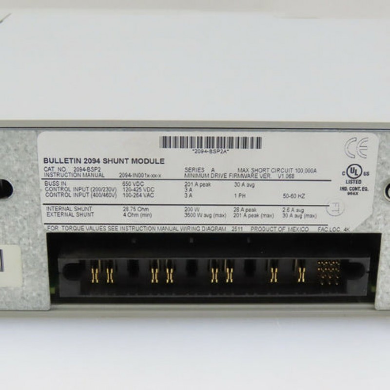 Allen-Bradley 2094-BSP2 Kinetix 6000 Shunt Module 